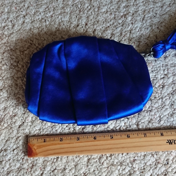 BCBG MaxAzria royal blue color clutch - Picture 7 of 10